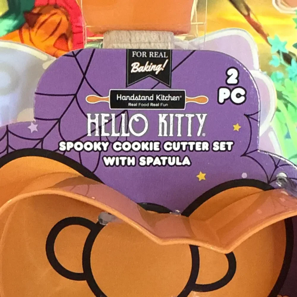 Hello Kitty Cutter Spatula Set 2 Pc 2024 Sanrio Halloween Spooky Cookie Baking